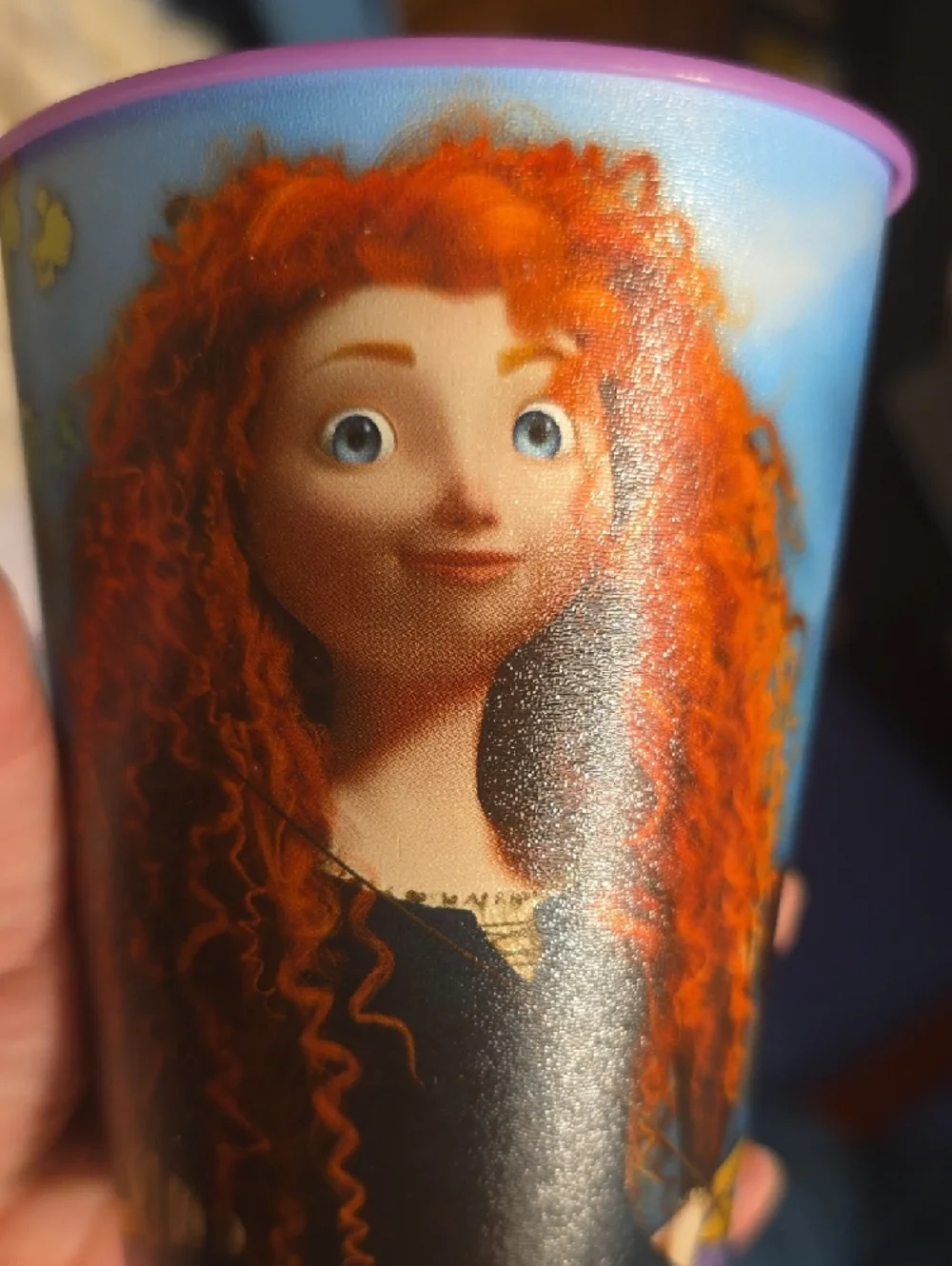 Disney Pixar Princess Merida Set Of 3 Party Bowls With 4 Cups
